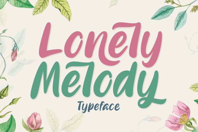 Lonely Melody Schriftart