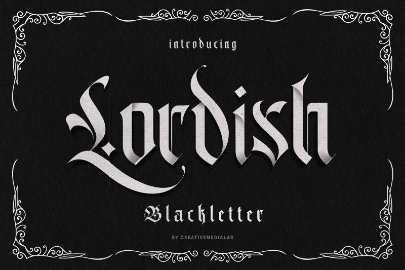Lordish Schriftart