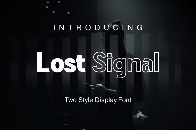 Lost Signal Schriftart
