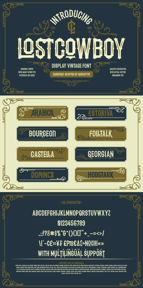 Lostcowboy Carattere