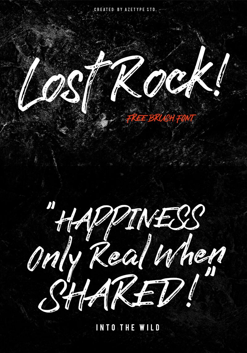 Lost Rock Font