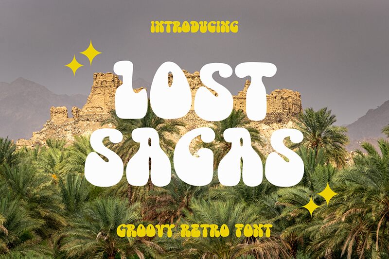 Lost Sagas Schriftart
