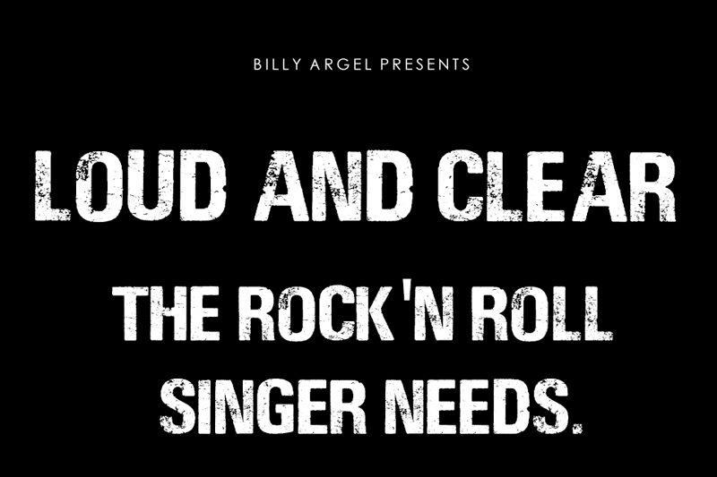 LOUD AND CLEAR Schriftart