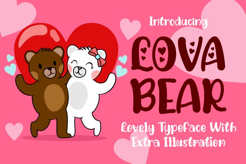 Lova Bear Шрифт