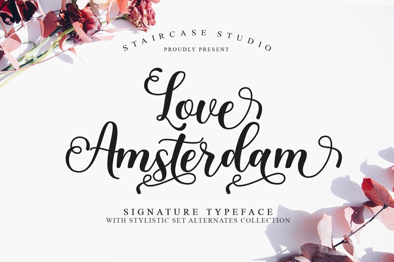 Love Amsterdam Carattere