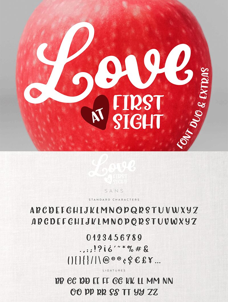 Love At First Sight Schriftart
