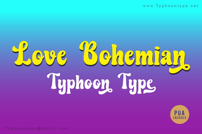 Love Bohemian Czcionka
