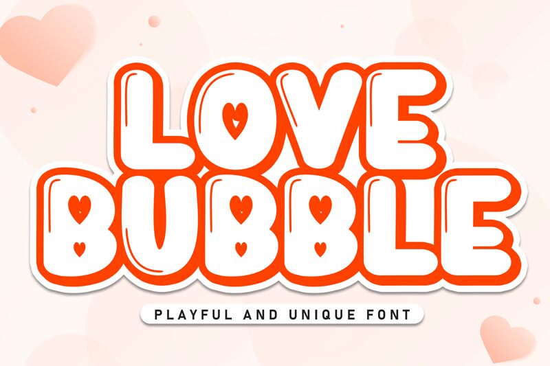 Love Buble Font