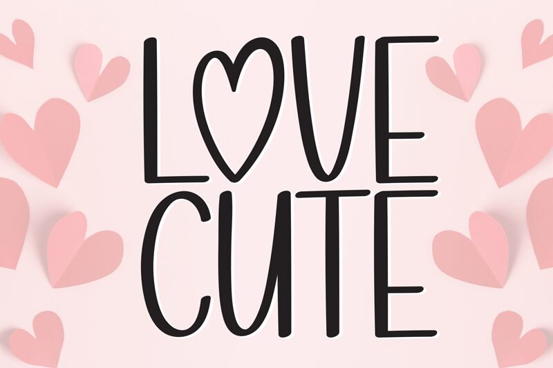 Love Cute 字体