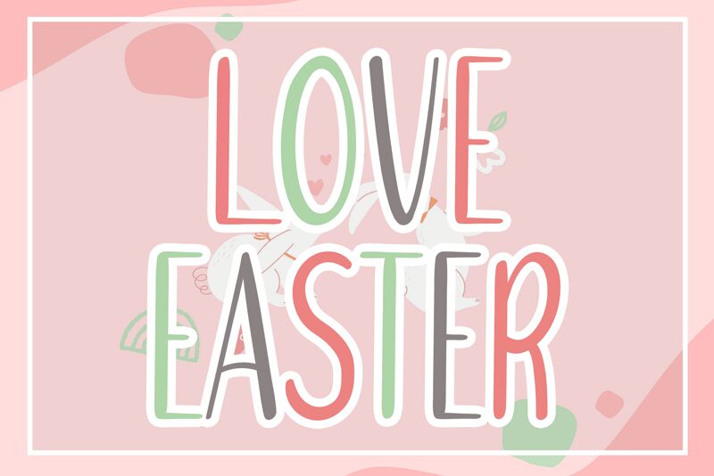Love Easter Font