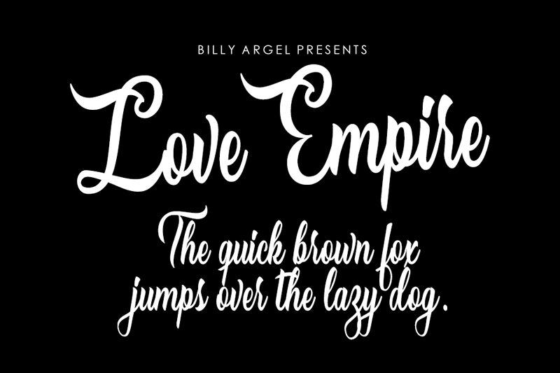 Love Empire Schriftart