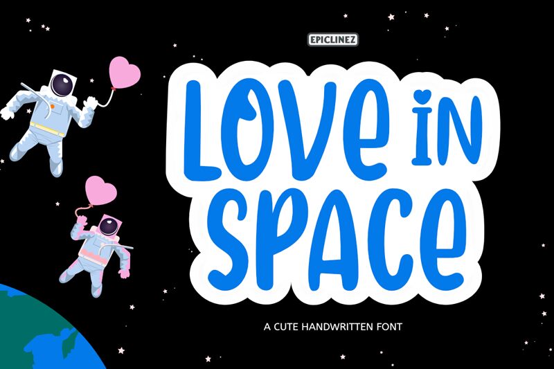 Love in space Czcionka