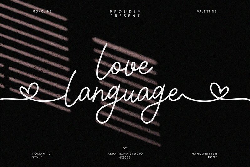 Love Language Fonte