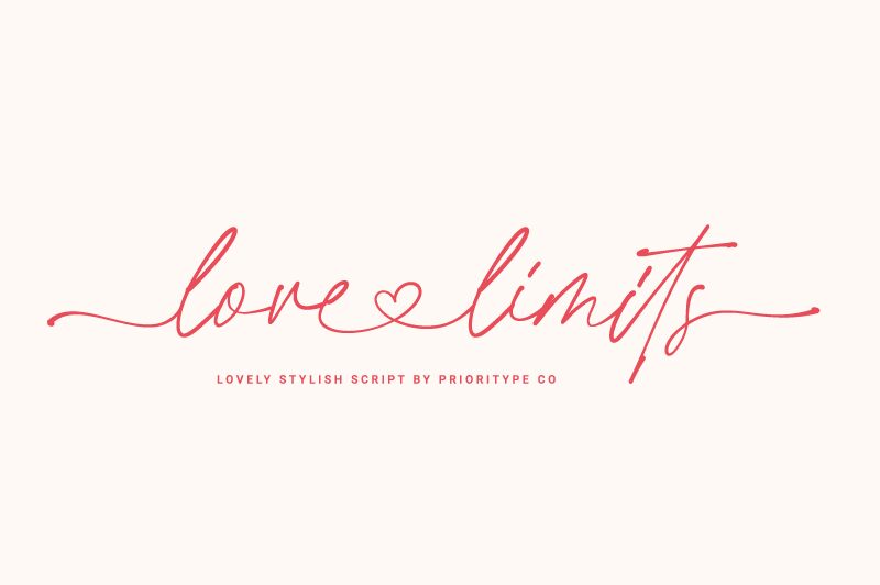 Love Limits Schriftart