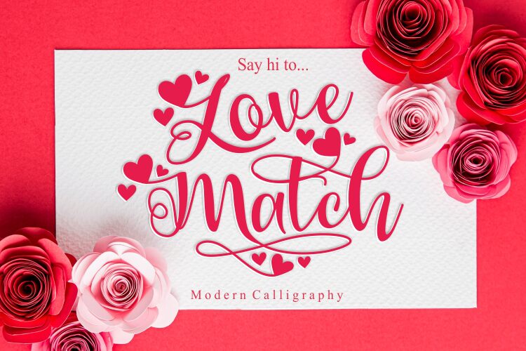 Love Match Czcionka