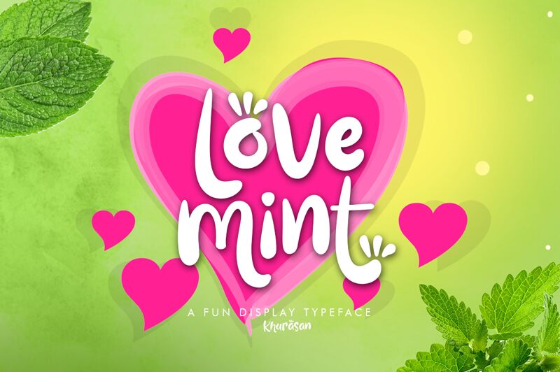 Love Mint الخط 