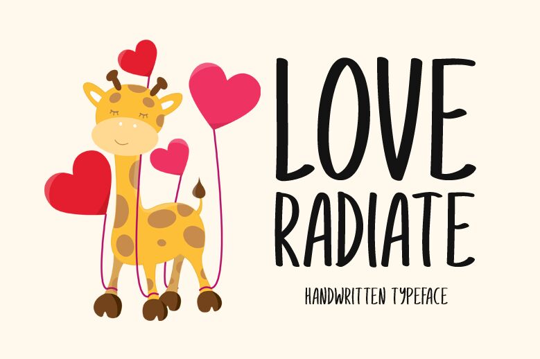 Love Radiate Font