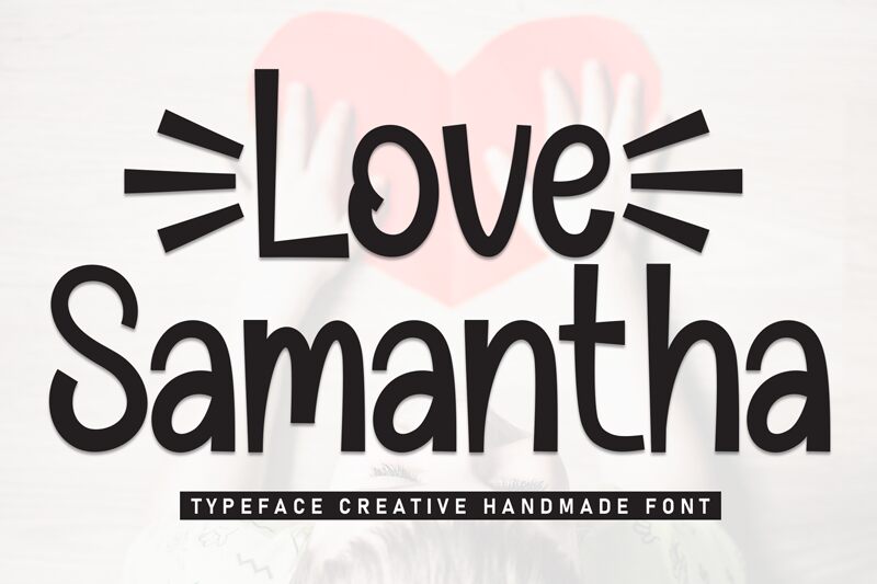 Love Samantha Schriftart