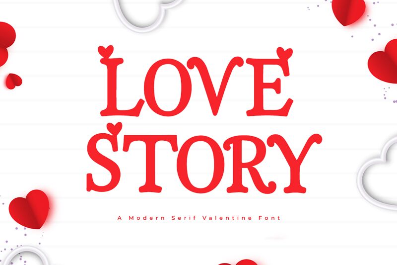 Love Story Schriftart