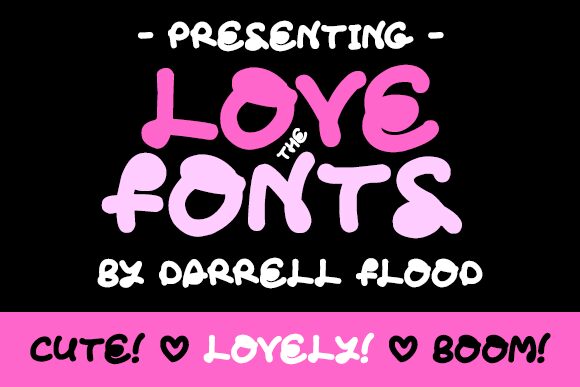 Love The Fonts Font