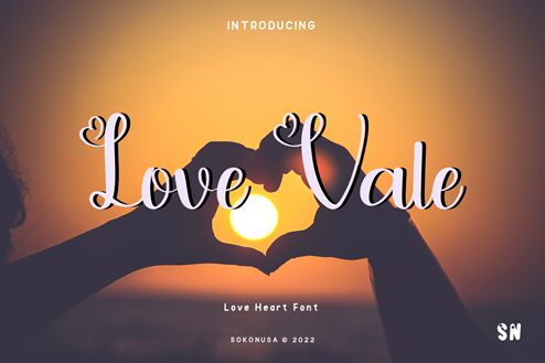 Love Vale Schriftart