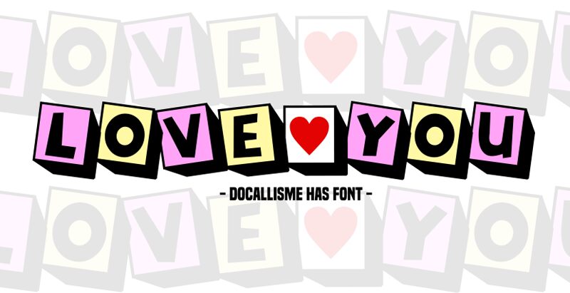 LOVE-YOU Czcionka
