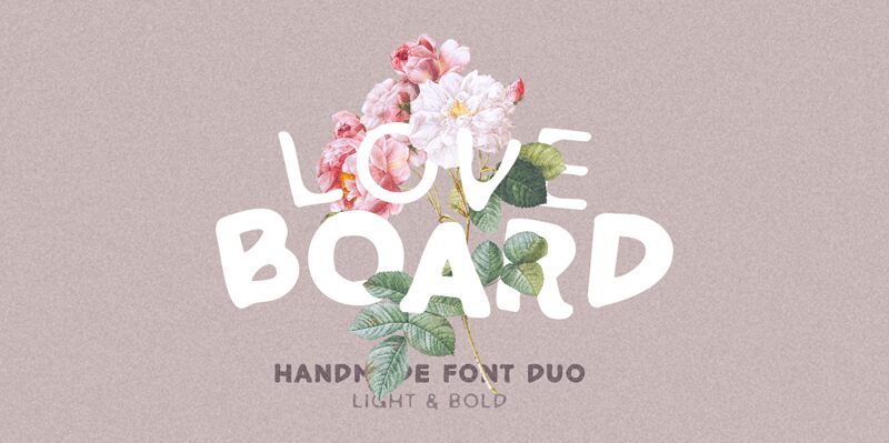 Love Board Schriftart