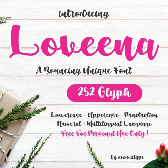 Loveena Schriftart
