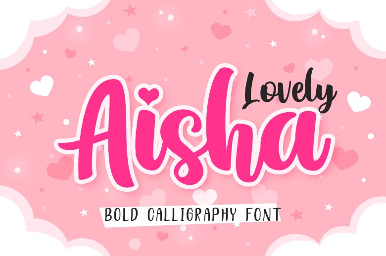 Lovely Aisha Шрифт