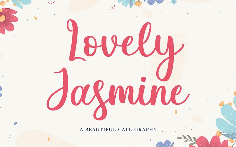 Lovely Jasmine Schriftart