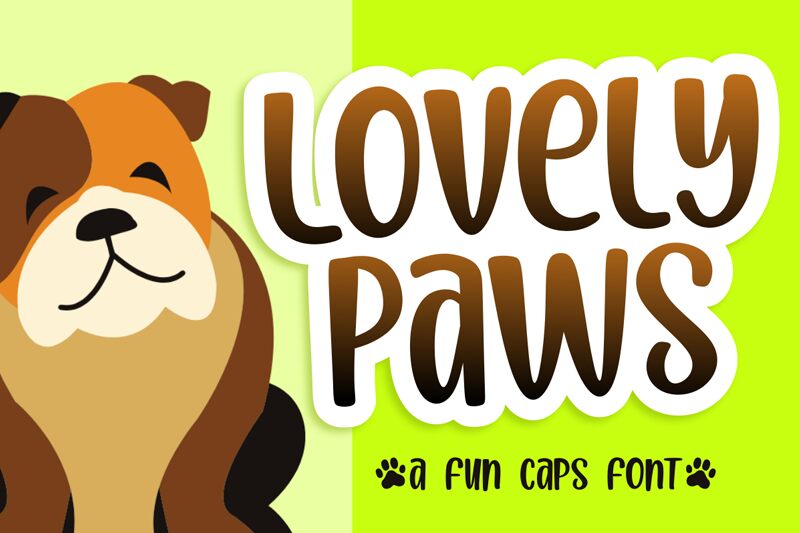 Lovely Paws Schriftart