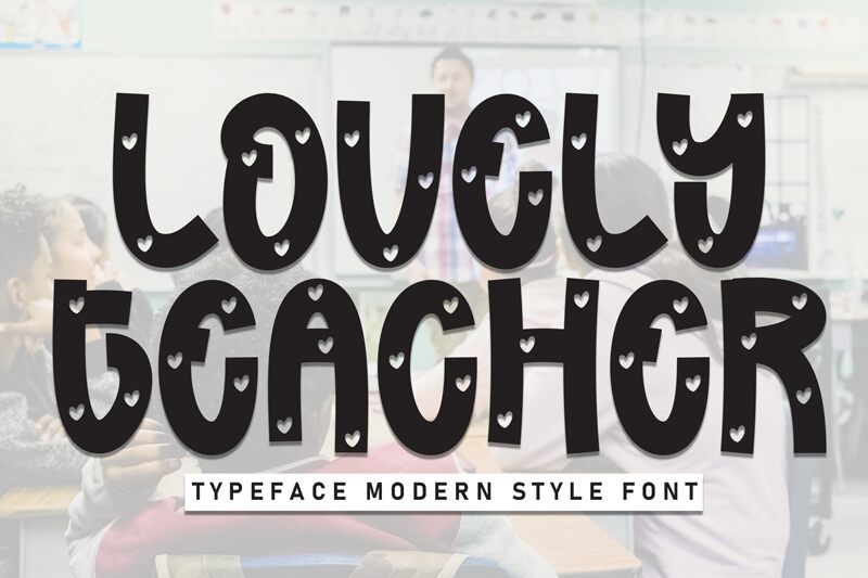 Lovely Teacher Schriftart