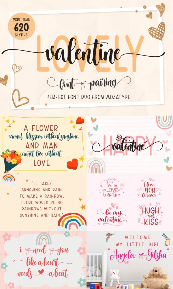 Lovely Valentine Czcionka
