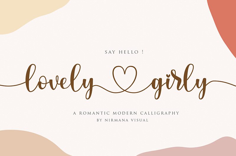 Lovelygirly Schriftart