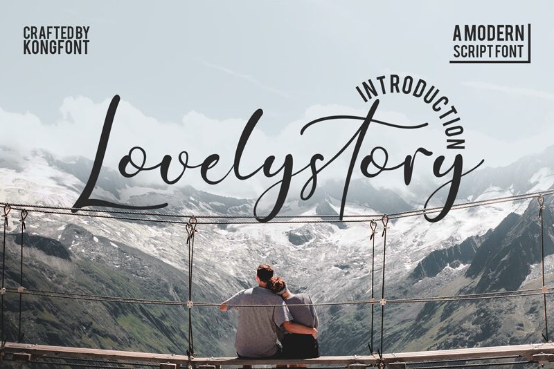 Lovelystory Schriftart