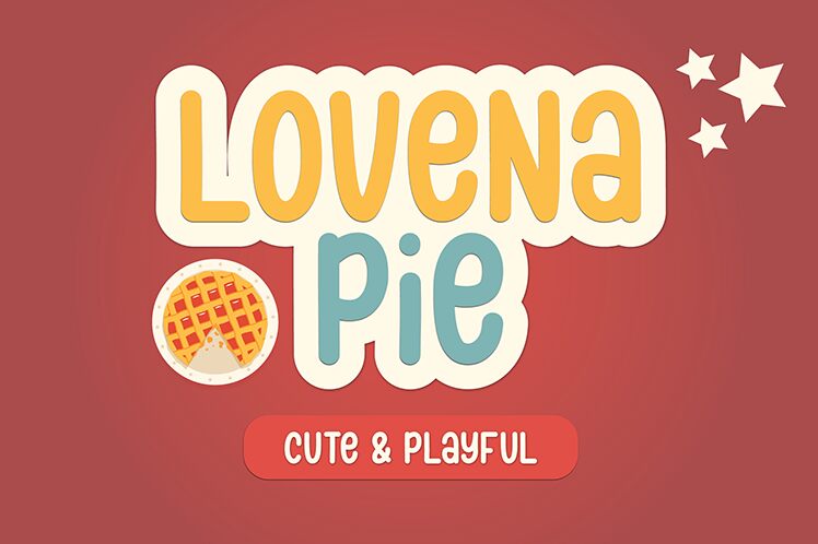 Lovena Pie Schriftart