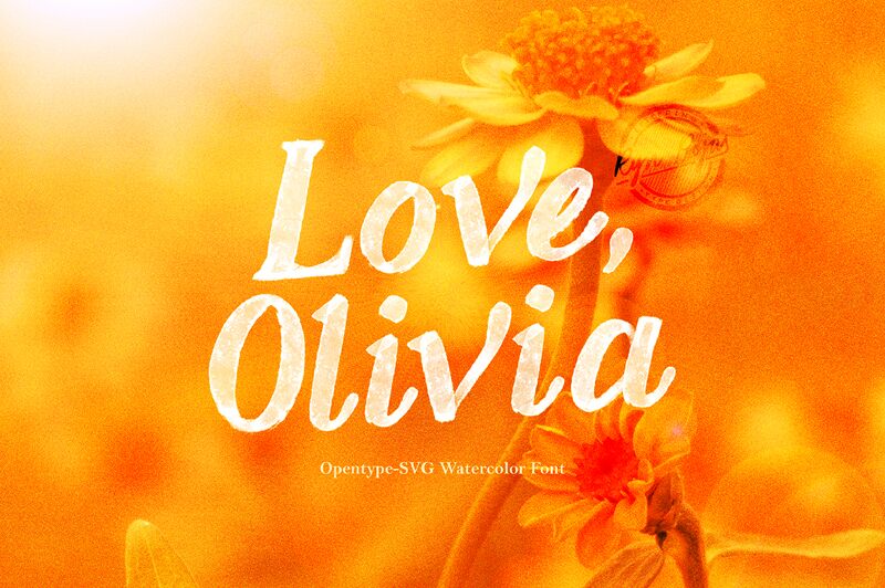 Love, Olivia Czcionka