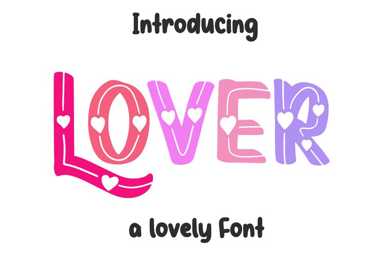 Lover font | Fonts2u.com