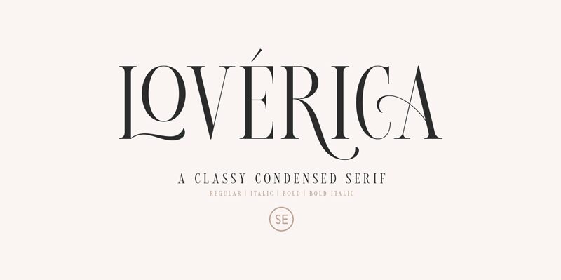 Loverica Schriftart