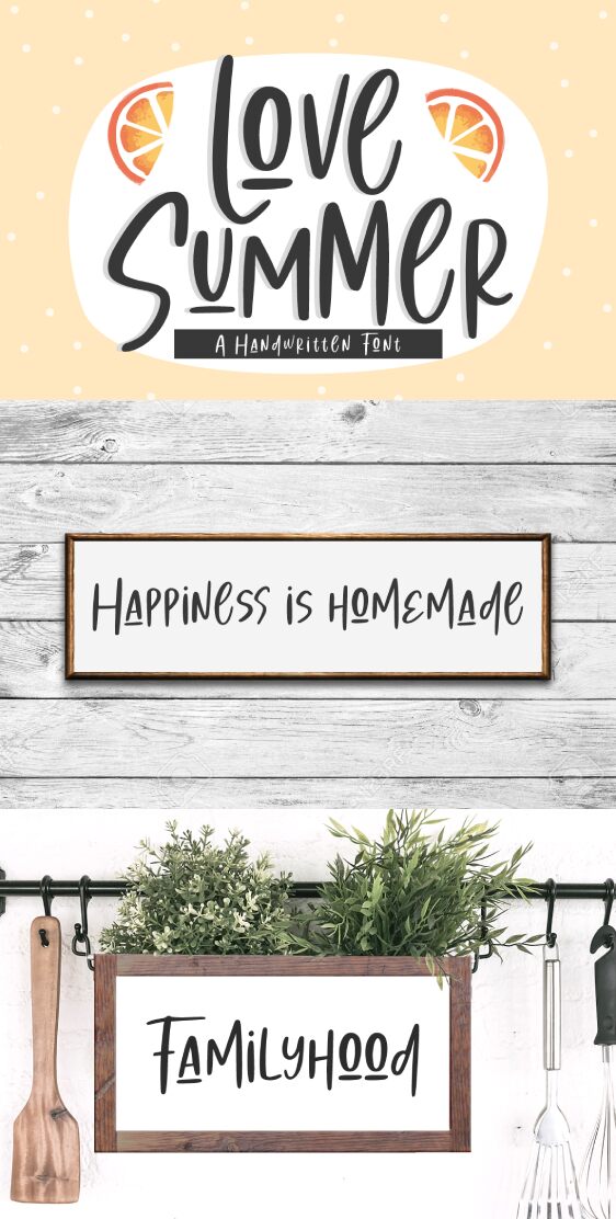 LoveSummer Carattere