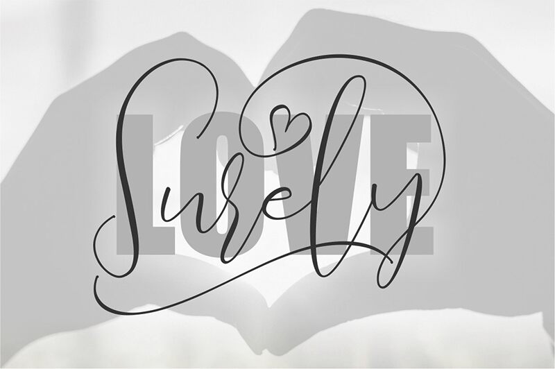 Love Surely Schriftart