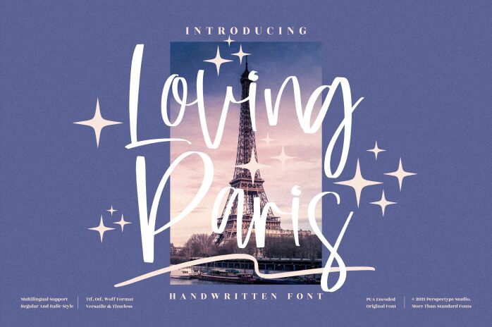 Loving Paris Schriftart