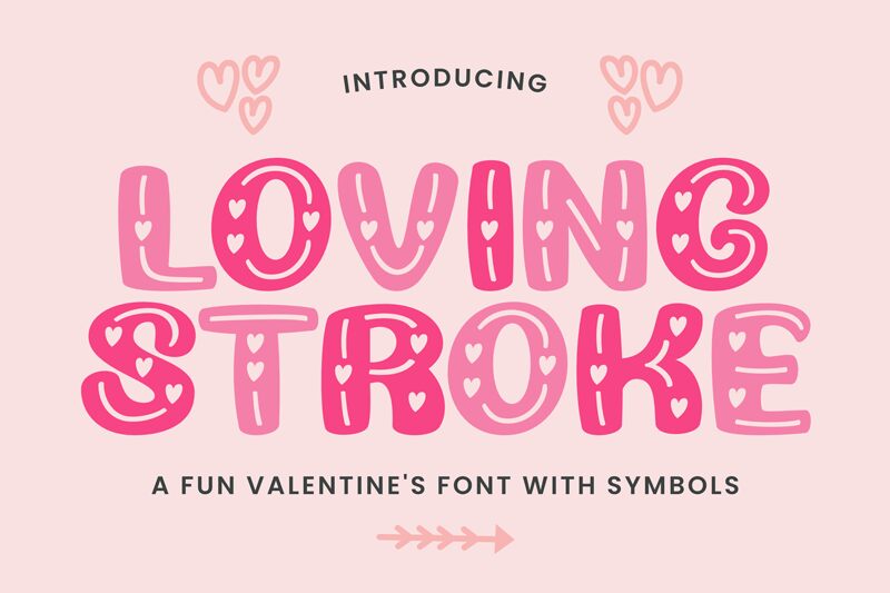 Loving Stroke Schriftart