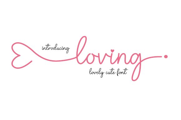 Loving Schriftart
