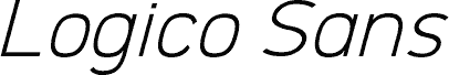 Logico Sans Light Italic