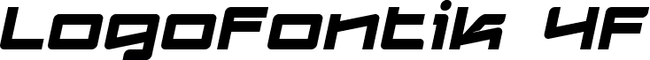 Logofontik 4F Italic