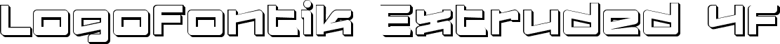 Logofontik Extruded 4F