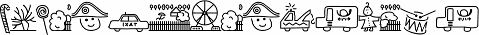 Preview of the LoKinderDingsbums Links font