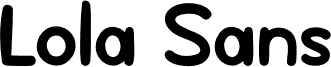 Lola Sans Bold