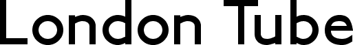 Preview of the London Tube font